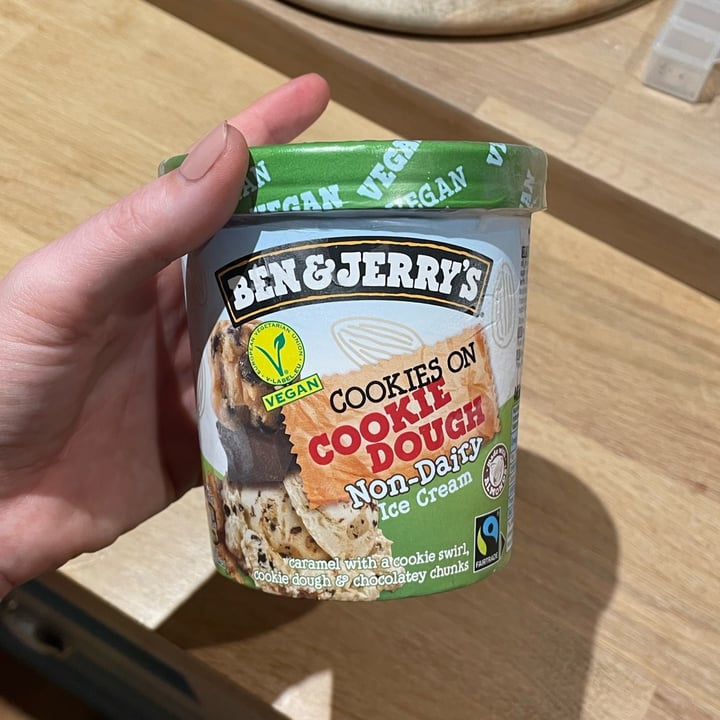 photo of Ben & Jerry's Cookies On Cookie Dough Non-Dairy Ice Cream shared by @lucyjseward on  09 Feb 2023 - review