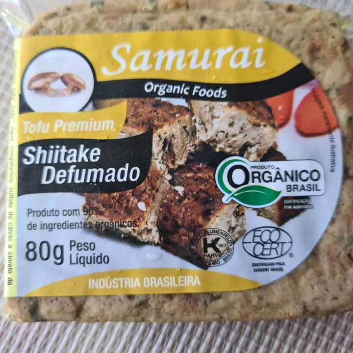 photo of Samurai Organic Foods Tofu com Shiitake defumado shared by @taniasantana on  01 Mar 2023 - review