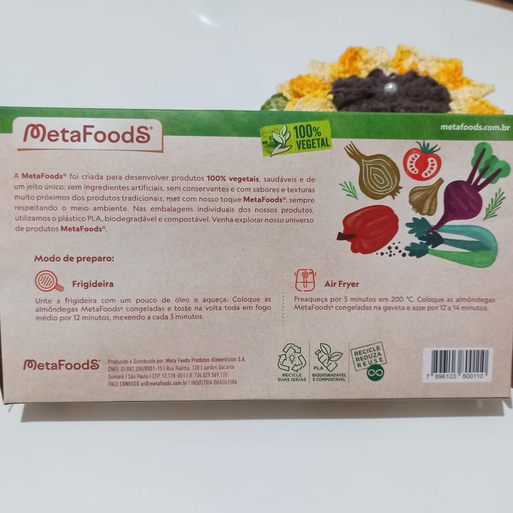 photo of Meta Foods Produtos Alimentícios S/A Almôndegas shared by @milays on  22 May 2023 - review