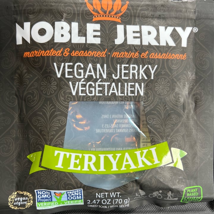 photo of Noble Jerky Vegan Jerky Teriyaki shared by @ttroiano on  03 Mar 2023 - review