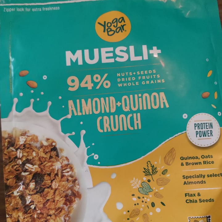 photo of Yogabar Muesli Quinoa Crunch shared by @radhikakeerthi on  08 Apr 2023 - review