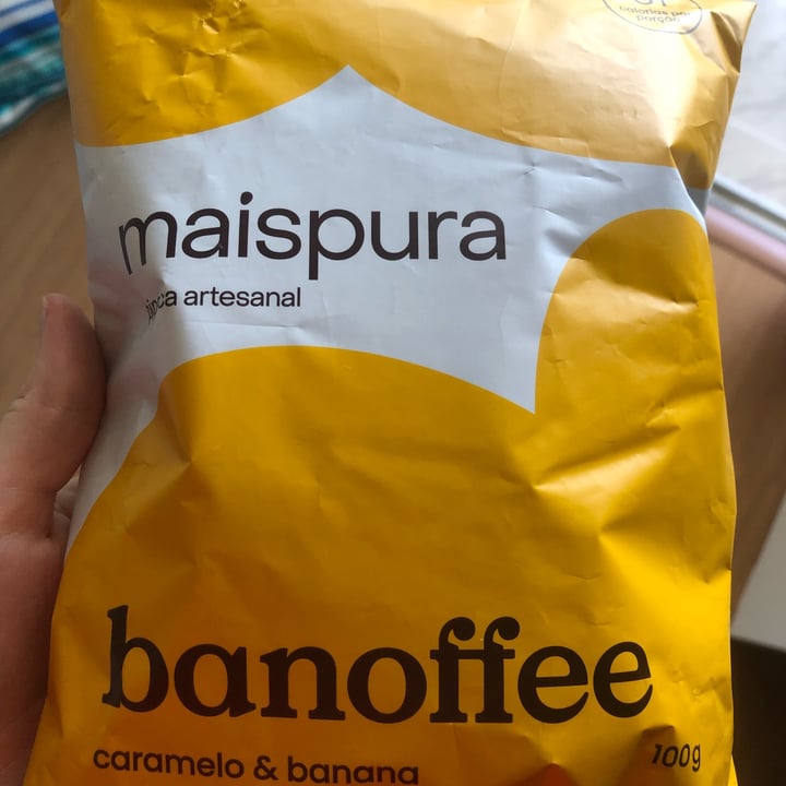 photo of Maïs pura Pipoca Artesanal Banoffee Caramelo & Banana shared by @fevalente on  27 Mar 2023 - review