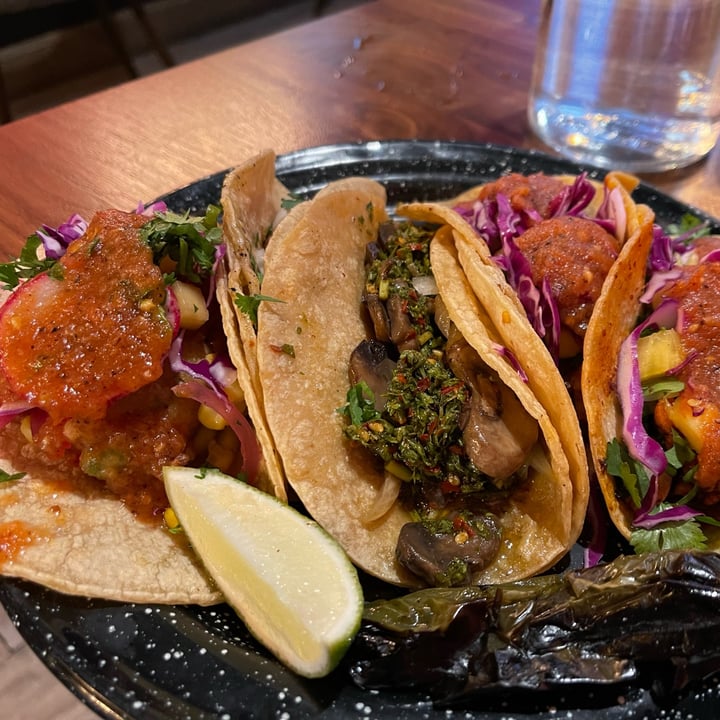 photo of Penelope's Vegan Taqueria Andersonville Tacos Al la Carte shared by @veganpetite on  07 Aug 2023 - review