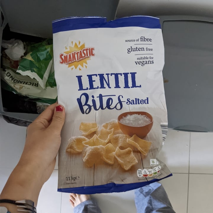 photo of Snaktastic Lentil Bites Salted shared by @katchan on  27 Dec 2022 - review