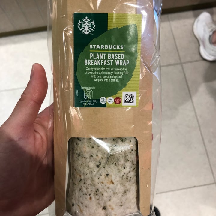 photo of Starbucks Plant Based Breakfast Wrap shared by @raffamarini on  05 Jul 2023 - review