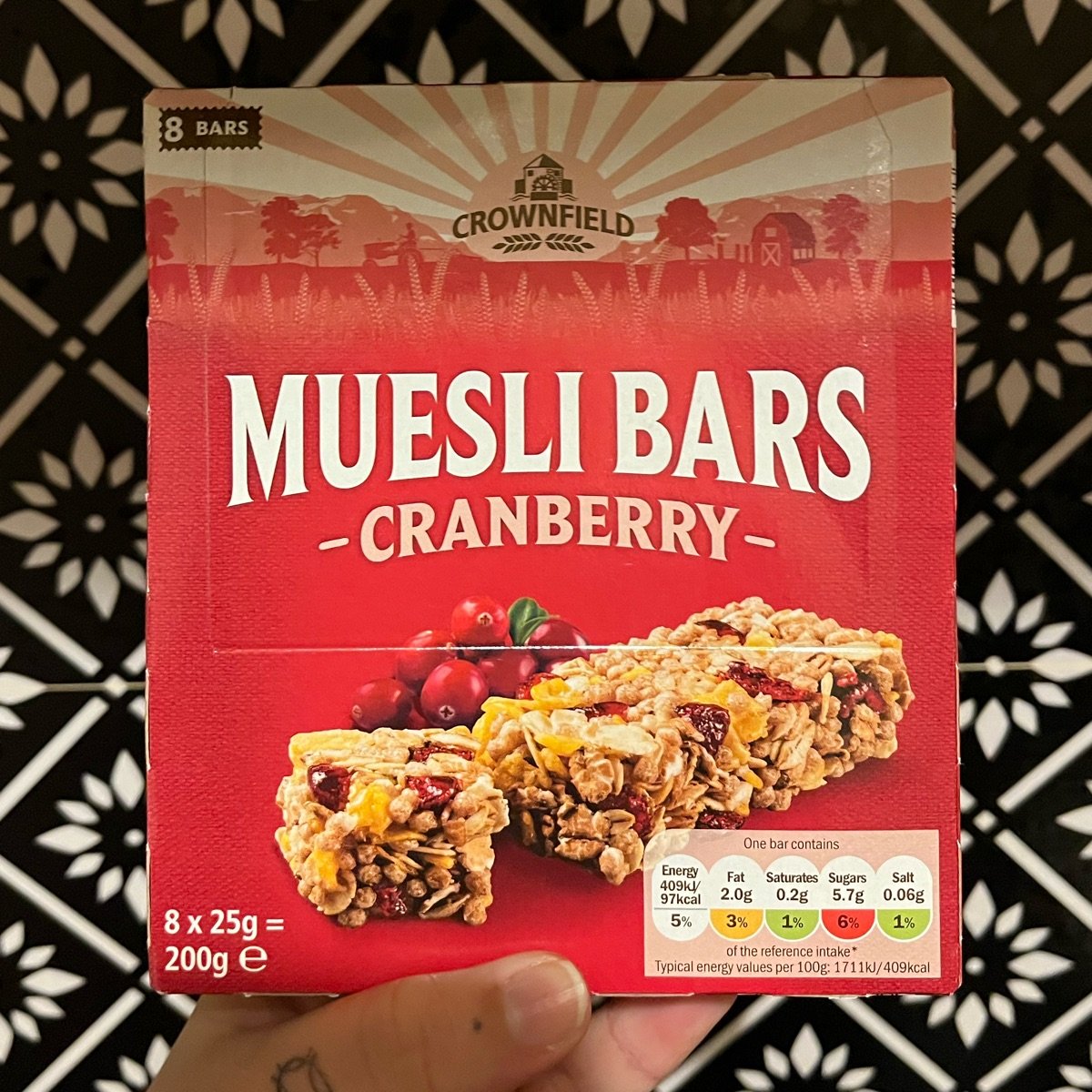 Crownfield Muesli Bars Cranberry Reviews abillion
