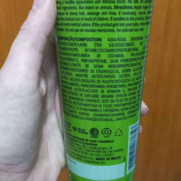 photo of Inoar Argan oil shampoo shared by @mizenatti on  12 Apr 2023 - review
