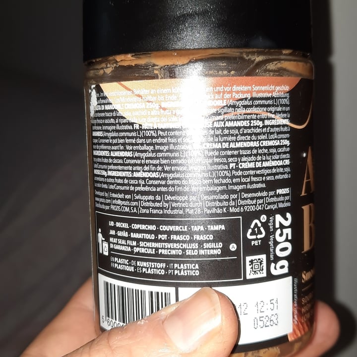 photo of Prozis Almond butter shared by @parvatiplinky on  24 Apr 2023 - review