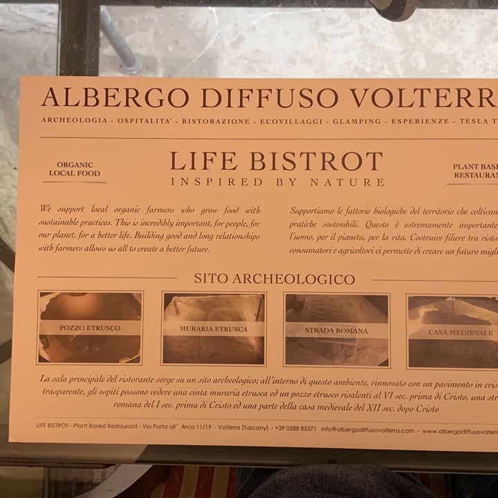 photo of Life Bistrot - Plant Based Restaurant - Archaeological Site Pizza verde shared by @andreafabbri6969 on  19 Jun 2023 - review