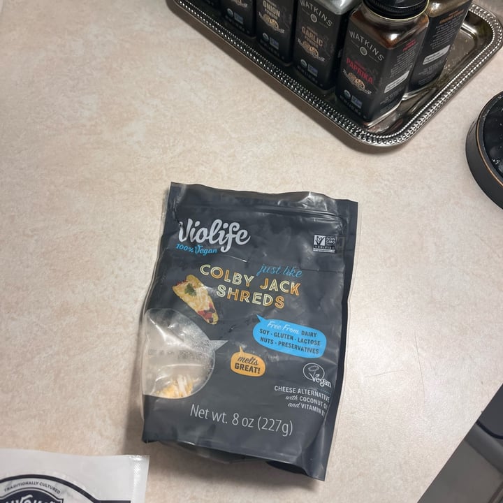 photo of Violife Colby Jack Shreds  shared by @betterme17 on  13 Mar 2023 - review
