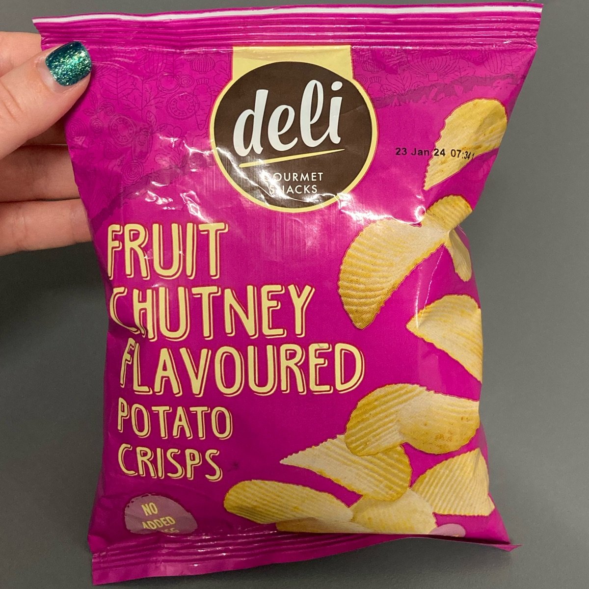 Deli Fruit Chutney Flavoured Potato Crisps Reviews abillion