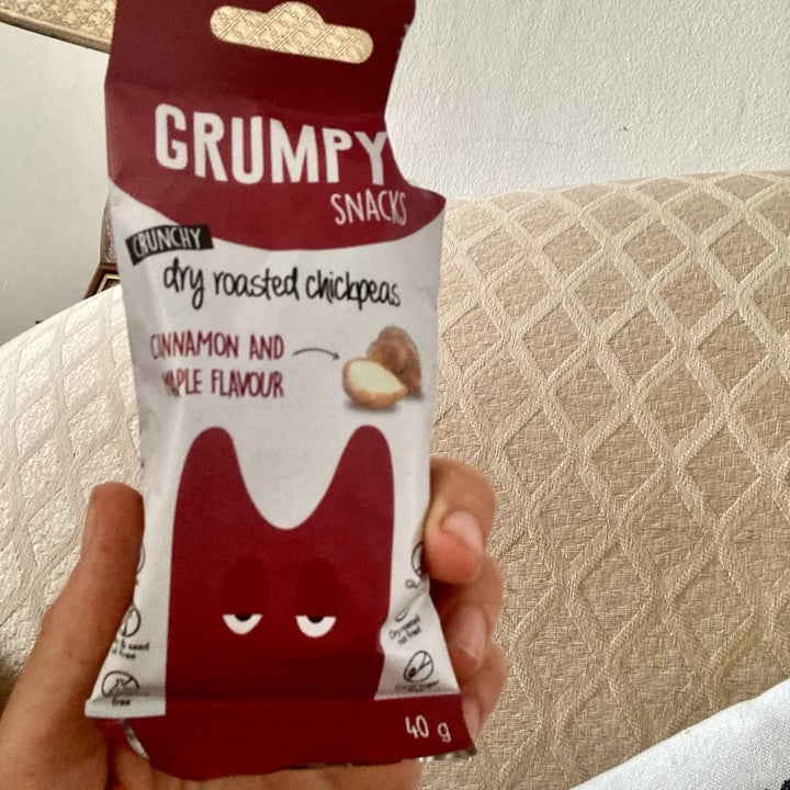 photo of Grumpy Snacks cinnamon and maple chickpeas shared by @embroadway on  21 Jan 2023 - review