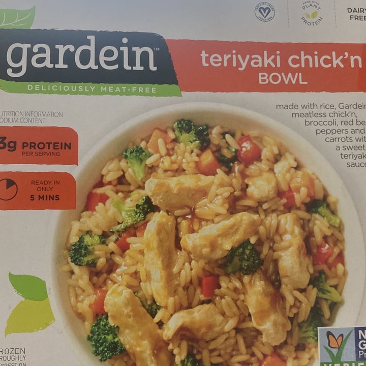 photo of Gardein Teriyaki Chick’n Bowl shared by @morgan20 on  24 Feb 2023 - review