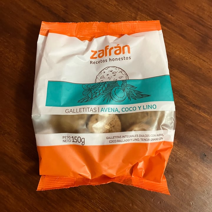photo of Zafran Galletitas Avena, Coco y Lino shared by @luzveg21 on  13 May 2023 - review
