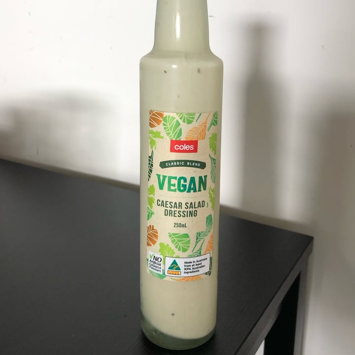 photo of Coles Vegan Caesar Salad Dressing shared by @clawsandmore on  06 Jun 2023 - review