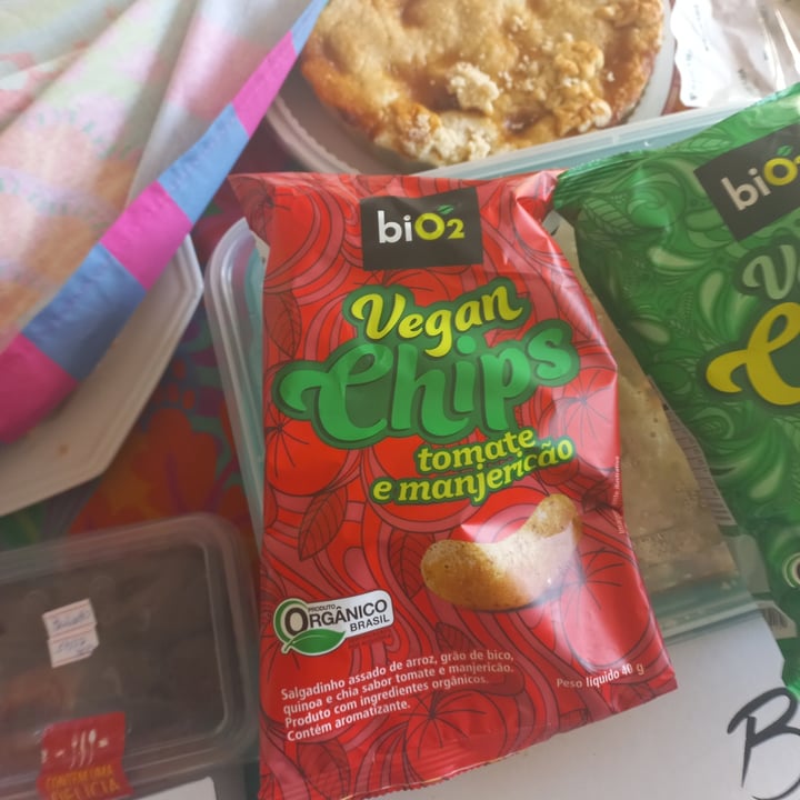 photo of biO2 Vegan Chips Tomate E Manjericão shared by @dudaamaral on  21 Jan 2023 - review