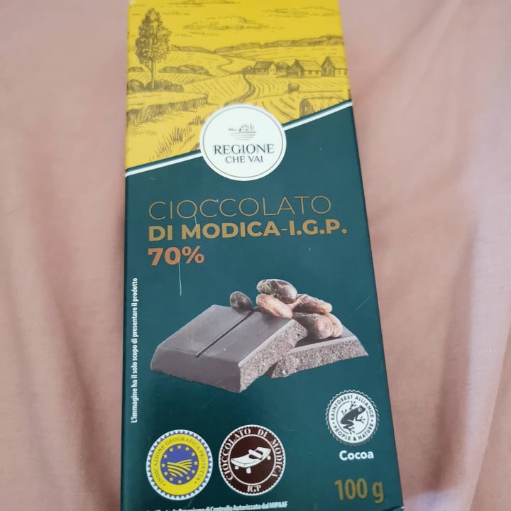 photo of Regione che vai Cioccolato di Modica IGP 70% shared by @selenet on  15 Apr 2023 - review