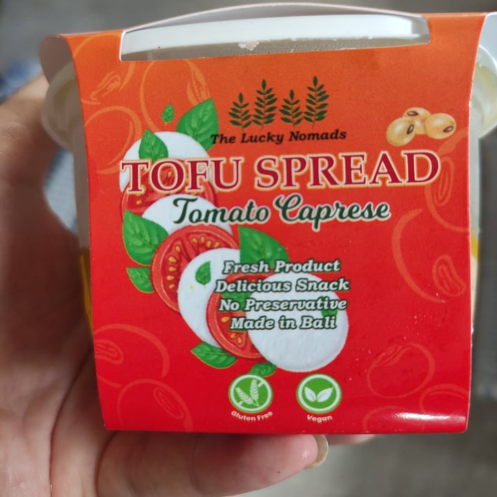 photo of The Lucky Nomads Tofu Spread Tomato Caprese shared by @stefietokee on  30 Apr 2023 - review