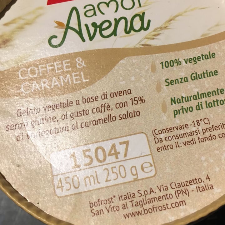 photo of Bofrost Amor Avena Caffè E Caramello shared by @myriamjaelriboldi on  24 Jul 2023 - review