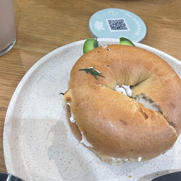 photo of Shift Eatery Vegan Salmon Bagel shared by @jasmano on  06 Jul 2023 - review