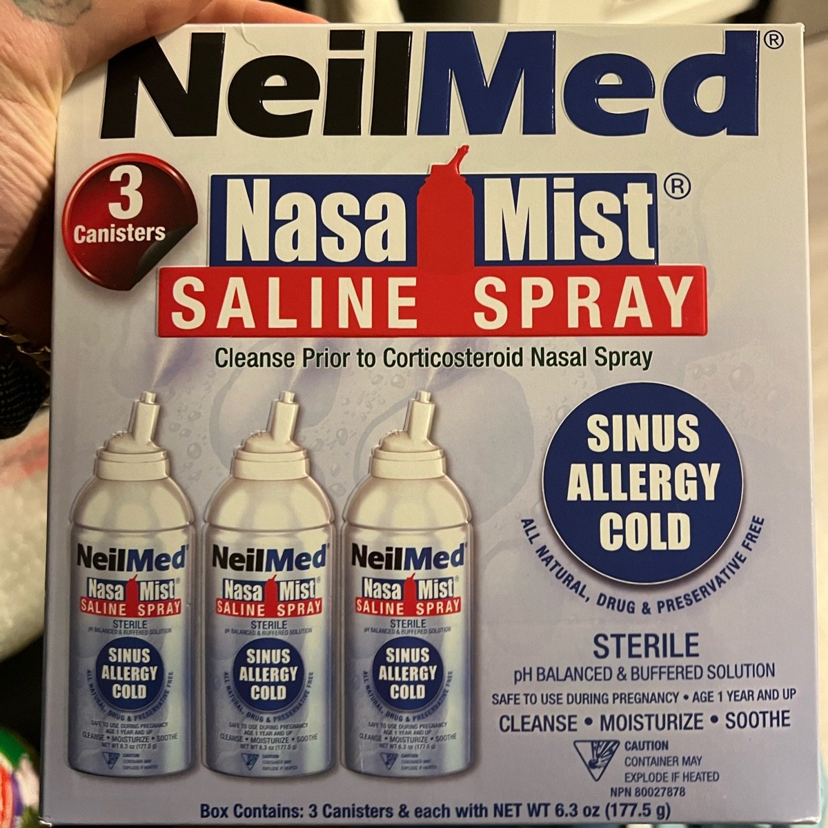 Nasa Mist Saline Spray from NeilMed - Vegan Product Reviews & Ratings ...