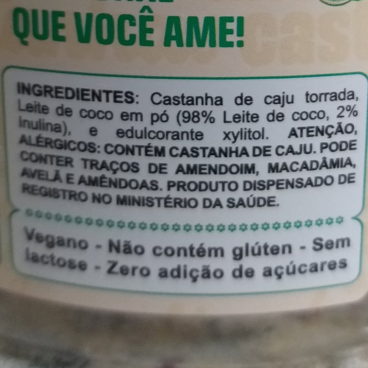 photo of Eat clean Pasta de castanha de caju ao leite de coco shared by @cbrage on  01 Aug 2023 - review