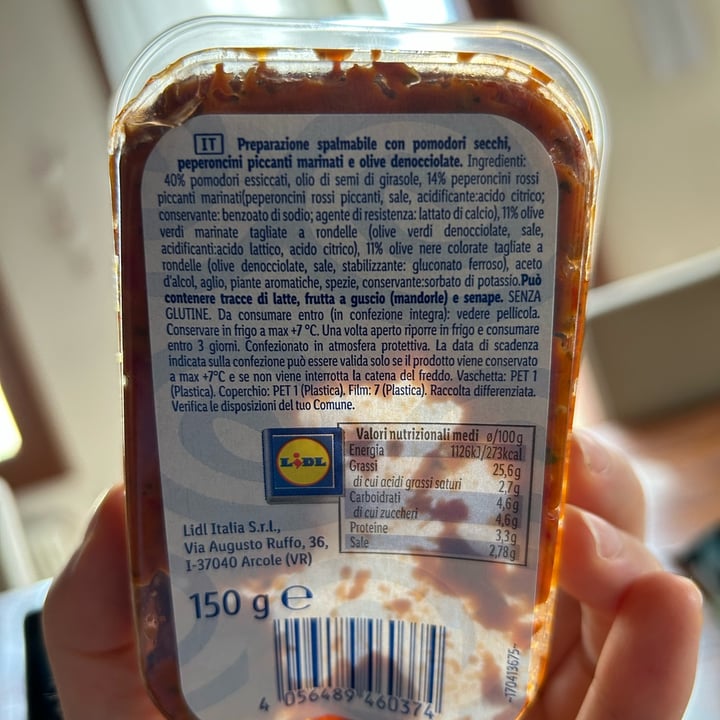 photo of Eridanous Antipasti paste With Tomatoes, Res Hot Chilli Peppers And Olive shared by @angpic on  22 Jul 2023 - review
