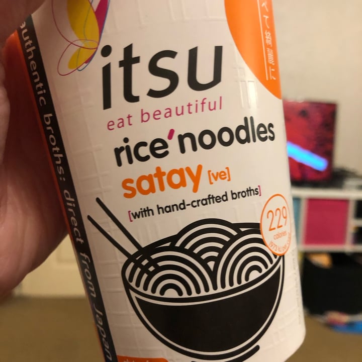 itsu Satay rice noodles Review abillion