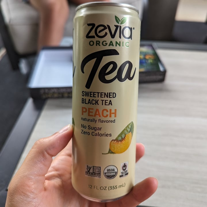 photo of Zevia Sweetened Black Tea with Peach shared by @kristig on  22 Jun 2023 - review