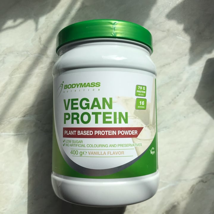 photo of Bodymass vegan protein powder vanilla shared by @barcab on  11 May 2023 - review