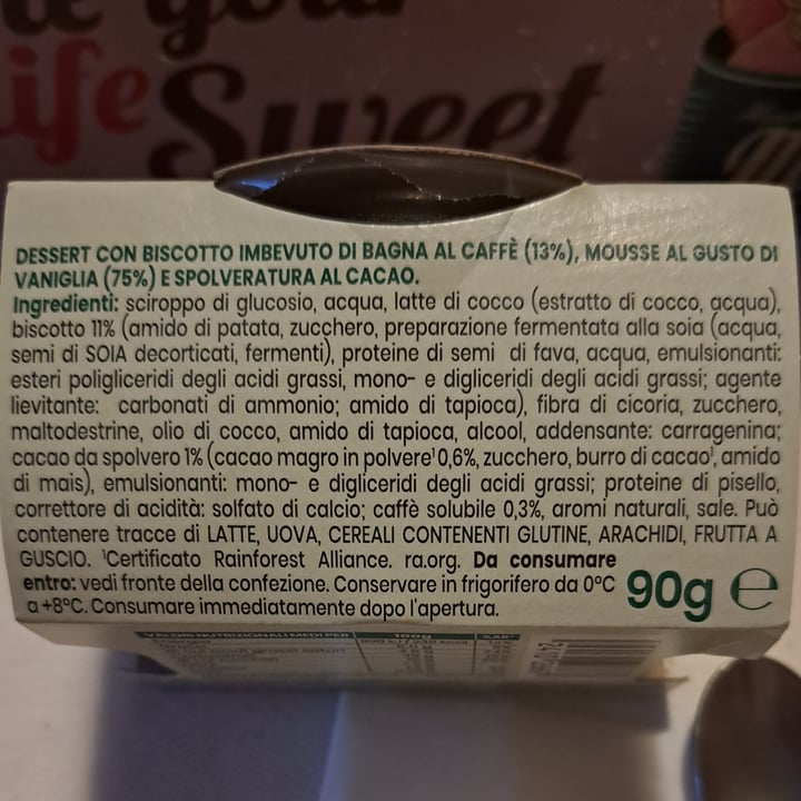photo of Amo Essere Veg Tiramisù shared by @manuella7 on  11 Aug 2023 - review