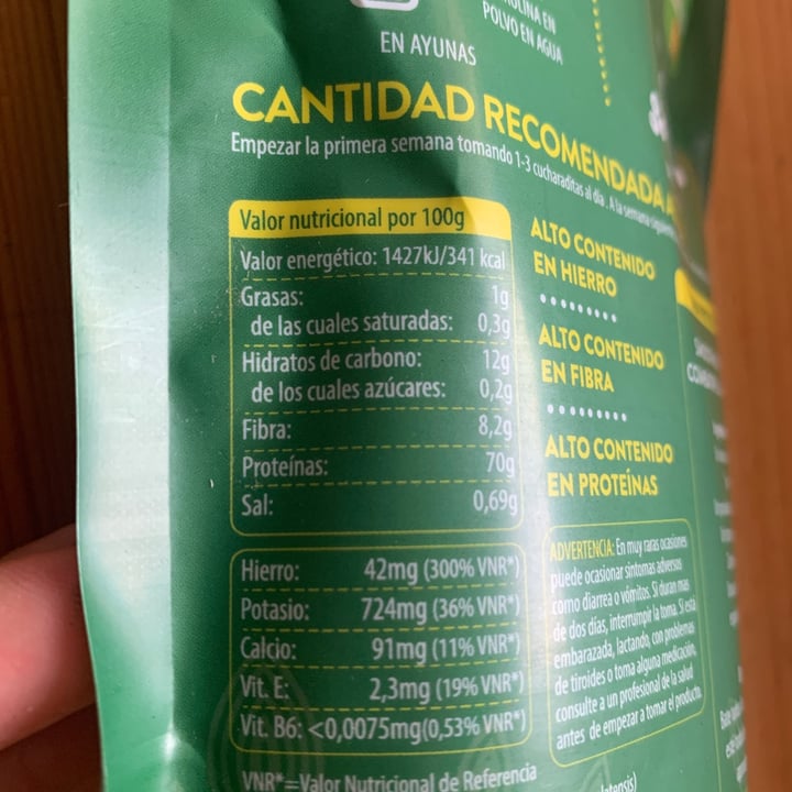 photo of Sol Natural espirulina en polvo shared by @viroliveira on  11 Jul 2023 - review