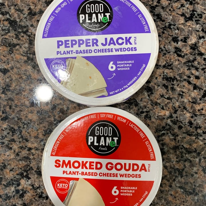 photo of Good Planet Foods Pepper jack plant-based cheese wedges shared by @beckyhealthcoach on  04 Feb 2023 - review