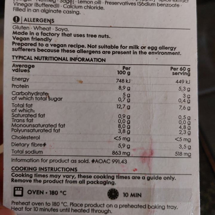 photo of Woolworths Food Plant Love English Style Soya Sizzlers shared by @ecobunny on  09 Jun 2023 - review