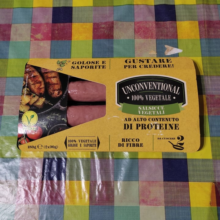 photo of Unconventional Salsicce Vegetali - Sausages shared by @ginlemon on  27 Jan 2023 - review