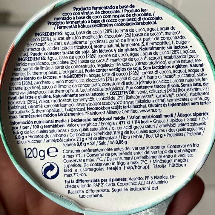 photo of Alpro Absolutely Coconut STRACCIATELLA shared by @brainstorming7 on  17 May 2023 - review