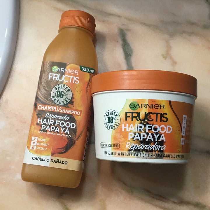 photo of Garnier papaya hair mask shared by @nereabruja on  24 Jan 2023 - review