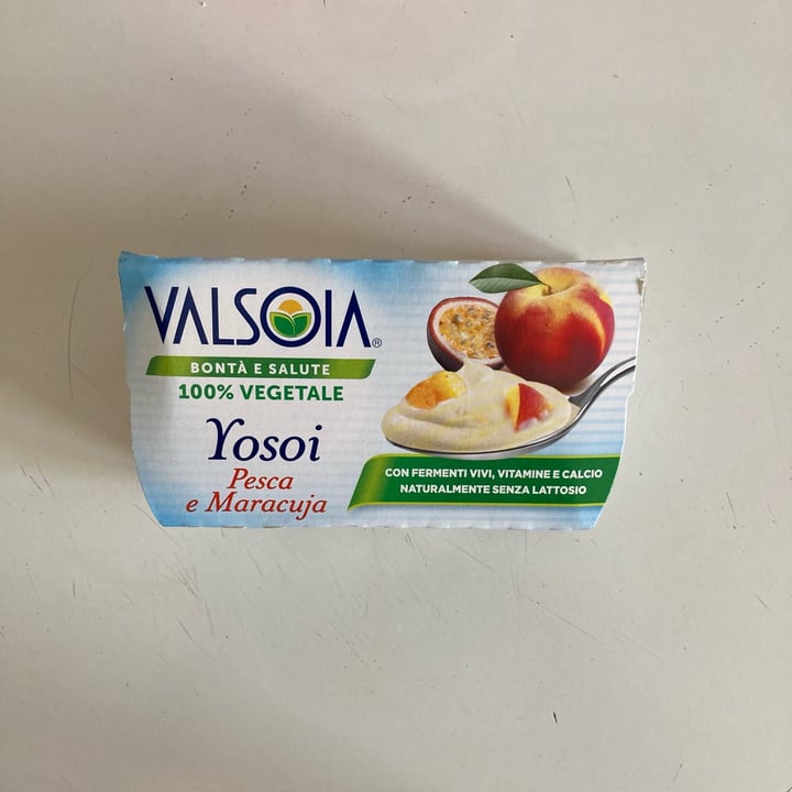 photo of Valsoia Yogurt alla pesca&maracuja shared by @ronnironni on  27 Apr 2023 - review