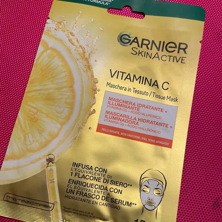 photo of Garnier maschera vitamina C idratante e illuminante shared by @leovega on  01 Mar 2023 - review