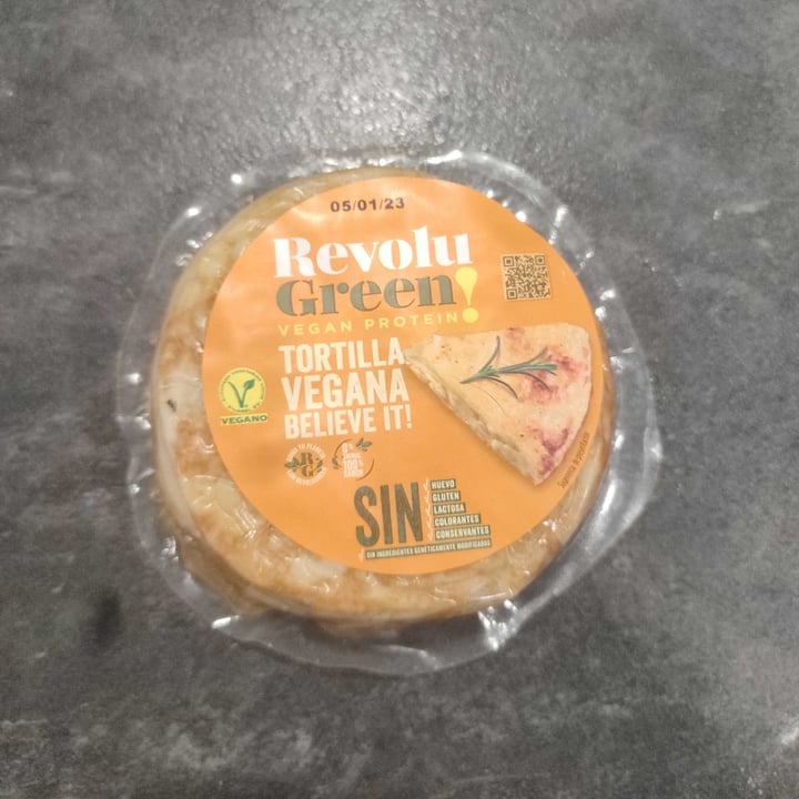 photo of Revolu Green Tortilla de patatas vegana shared by @mickshunter on  02 Jan 2023 - review