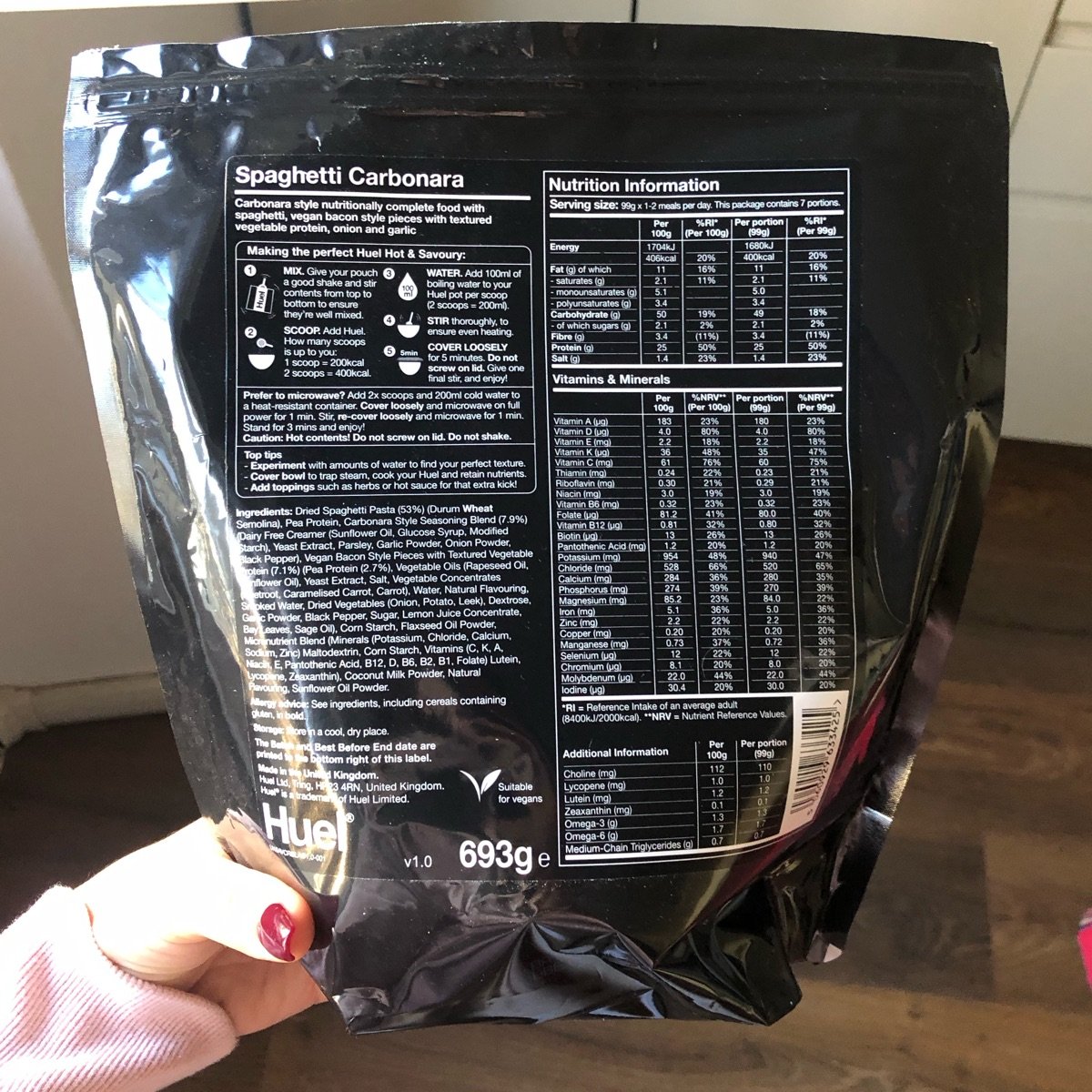 Huel Spaghetti Carbonara Reviews abillion
