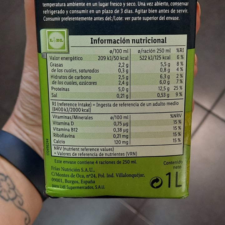 photo of Vemondo Leche Soja High Protein shared by @silviavg on  02 Apr 2023 - review