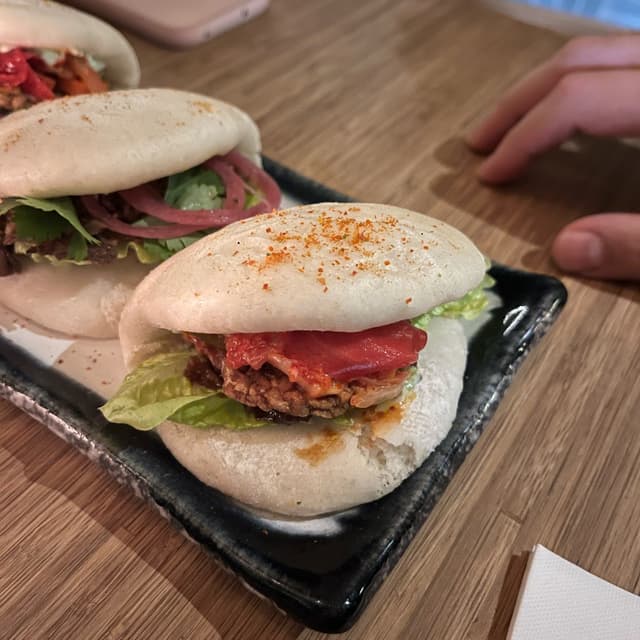 Photo of the dish “Bao Bun - Crispy Tempeh”