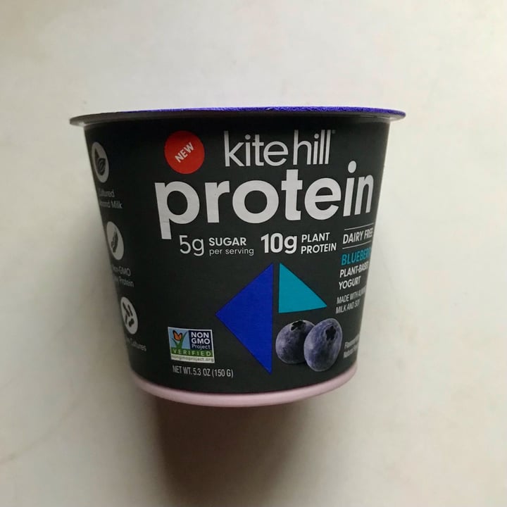 photo of Kite Hill Protein Plant-based Yogurt - Blueberry shared by @kyu on  14 Jan 2023 - review