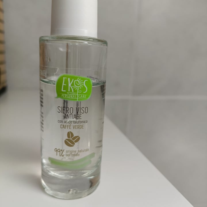 photo of Ekos personal care siero viso antiage con acido ialuronico caffe verde shared by @alessandracuneo on  17 Jul 2023 - review