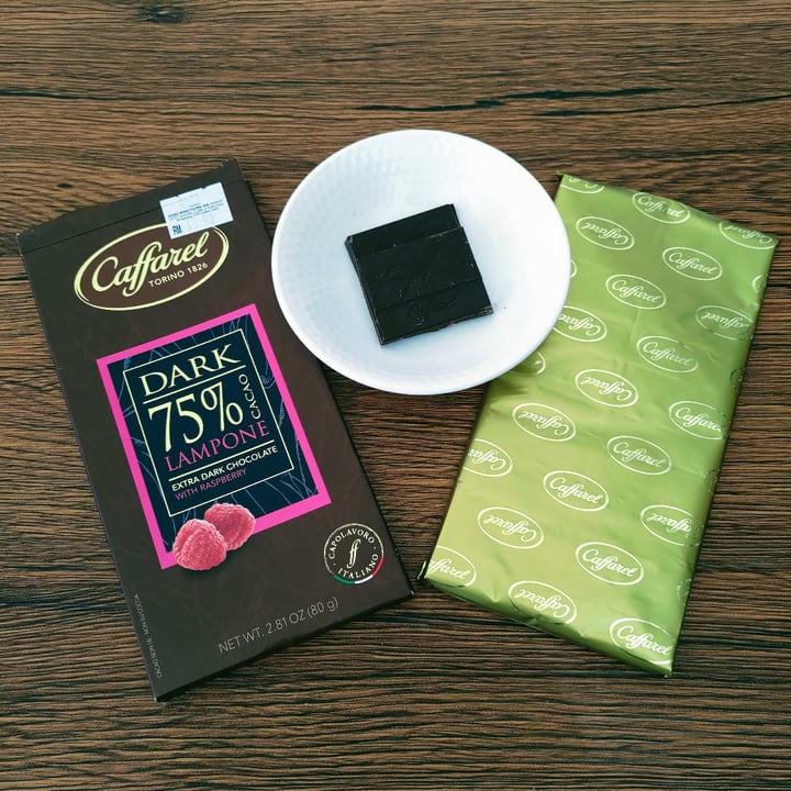 photo of Caffarel Dark 75% Lampone shared by @stevenneoh on  23 Dec 2022 - review