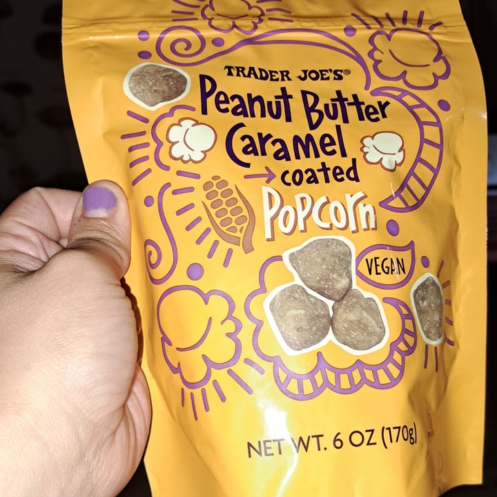 Trader Joe's Peanut Butter Caramel Coated Popcorn Review abillion
