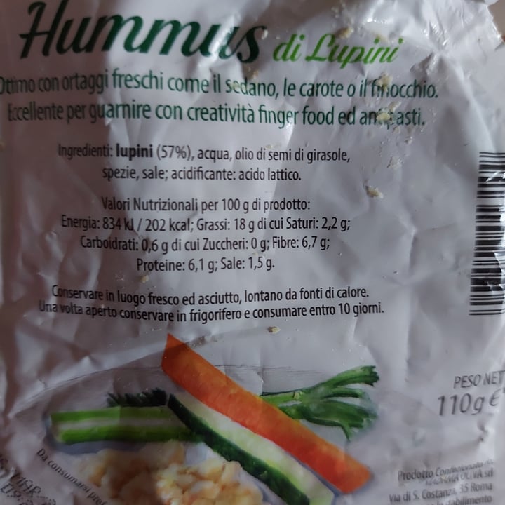 photo of Madama Oliva Hummus di Lupini shared by @loryunni78 on  20 Jun 2023 - review