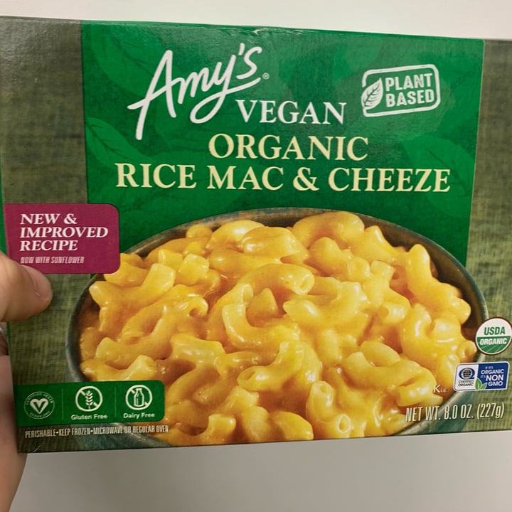 photo of Amy’s Vegan Organic Rice Mac & Cheeze shared by @rochi09 on  06 Feb 2023 - review