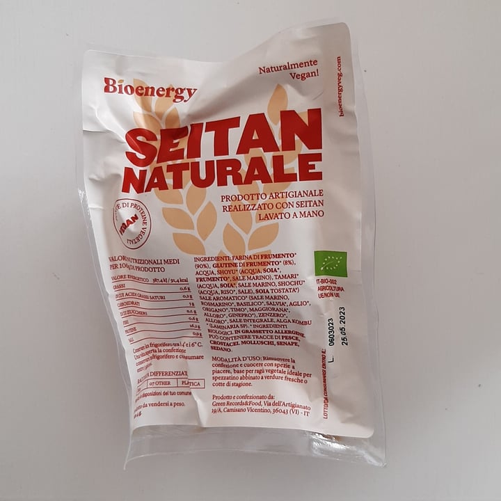 photo of bioenergy seitan al naturale shared by @bets911 on  17 Mar 2023 - review